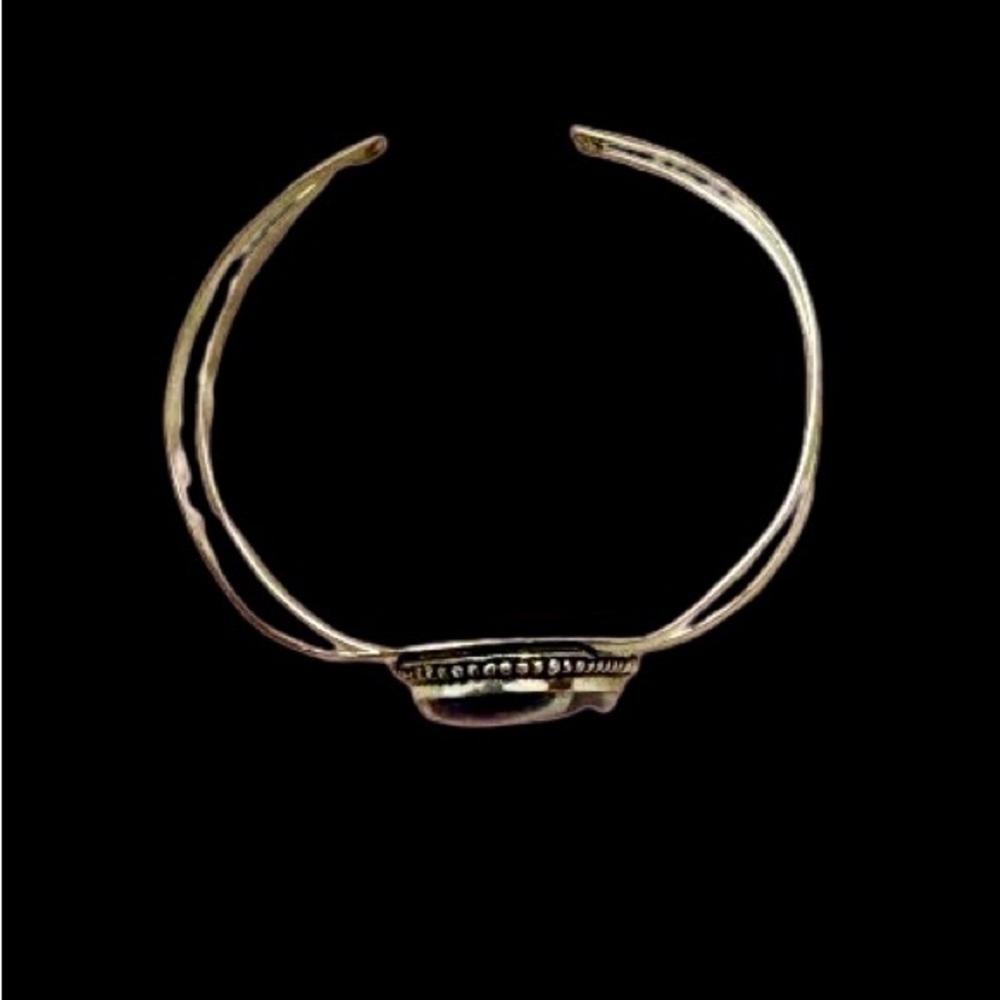 Chevron Amethyst Gemstone Bracelet - image 4